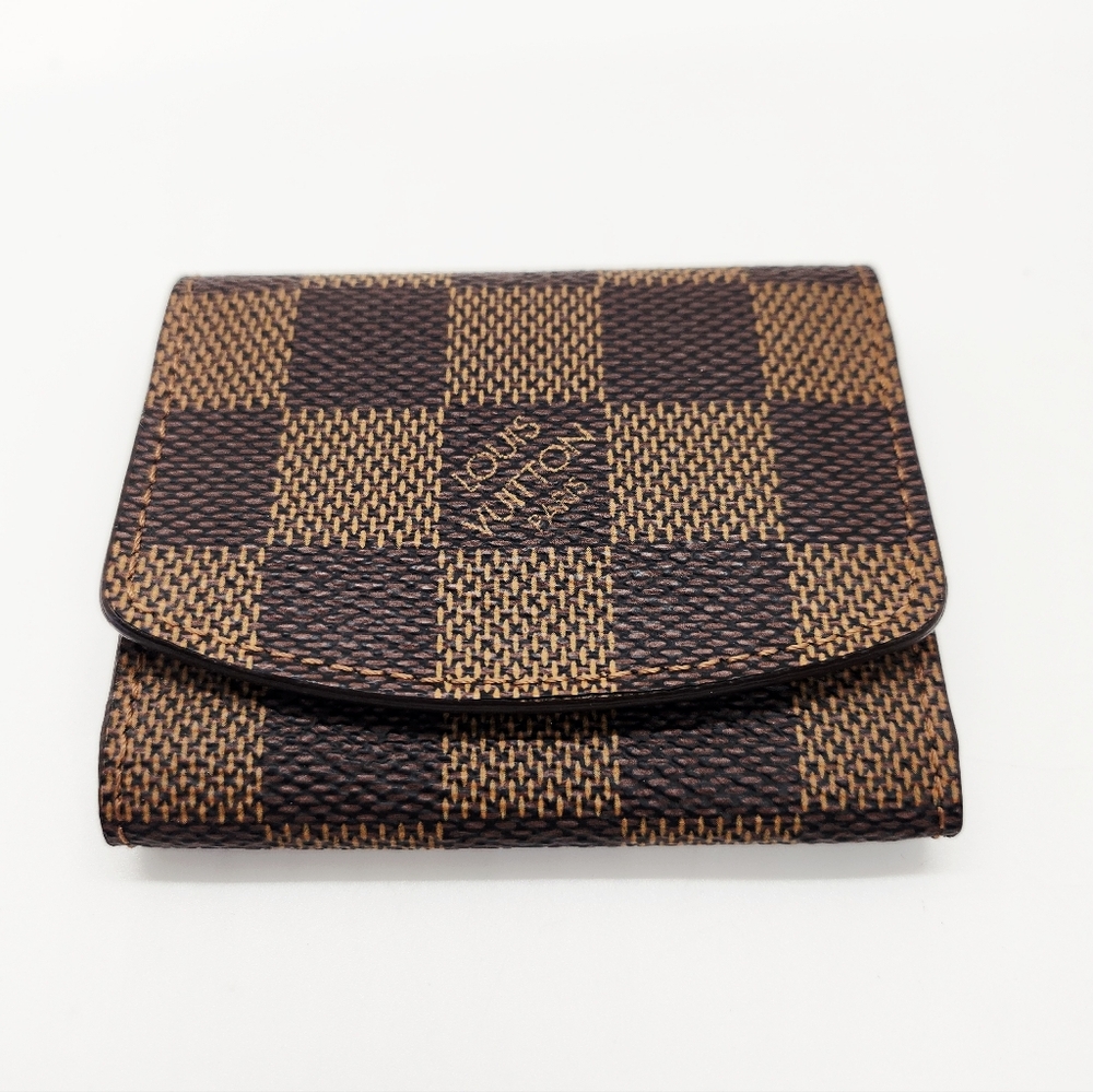 Louis Vuitton Damier Ebene Trifold Cufflink  Case - Picture 2 of 9